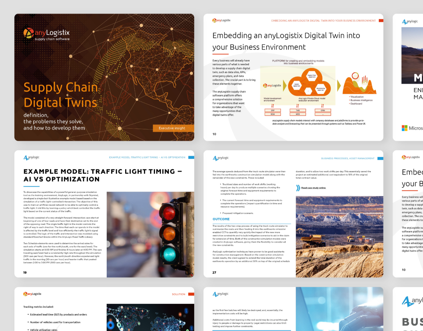 B2B Whitepaper Design f&uuml;r Logistik, operative Prozesse und datenbasierte Entscheidungsfindung
