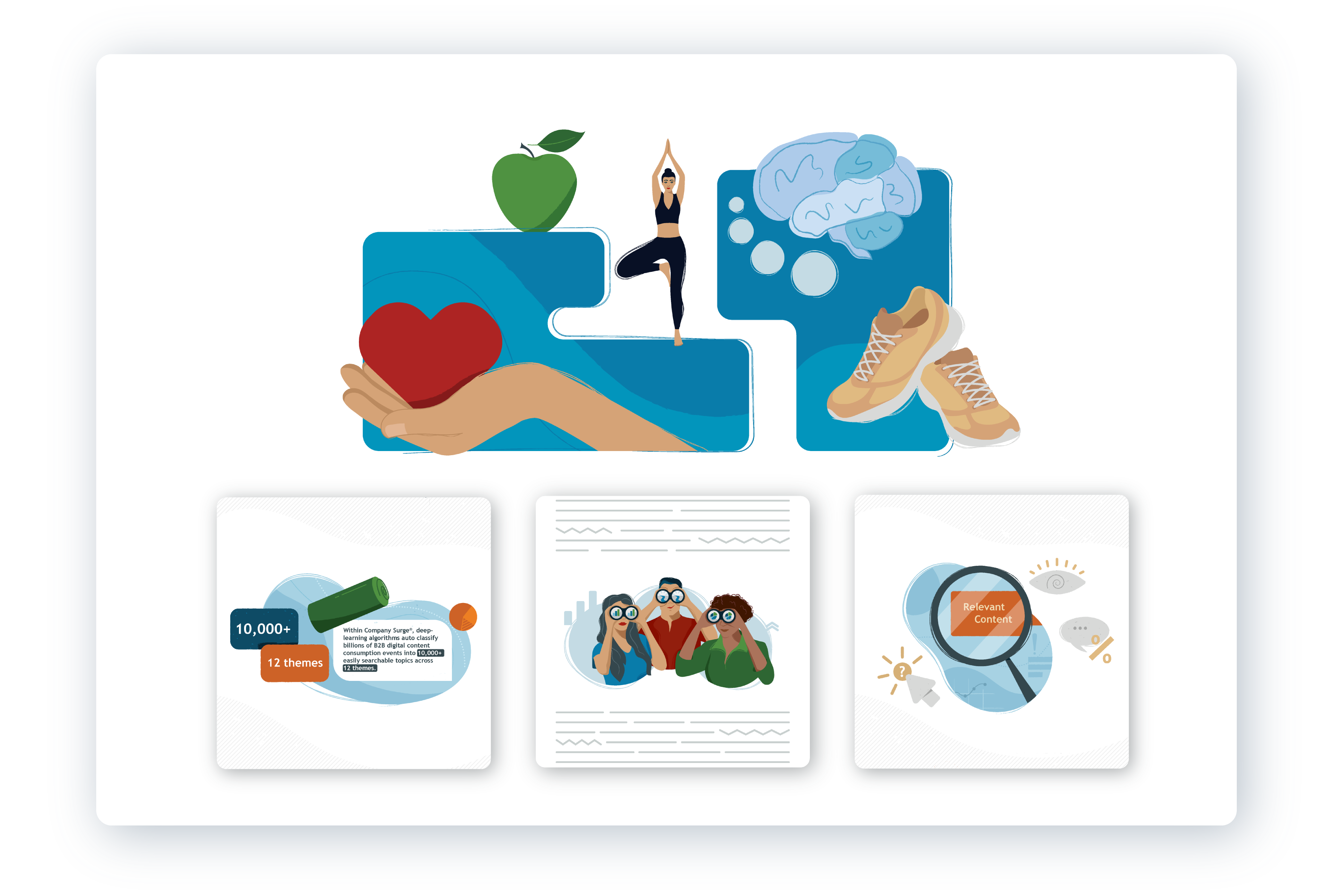 Illustrations and infographics for the blog articles
 image
