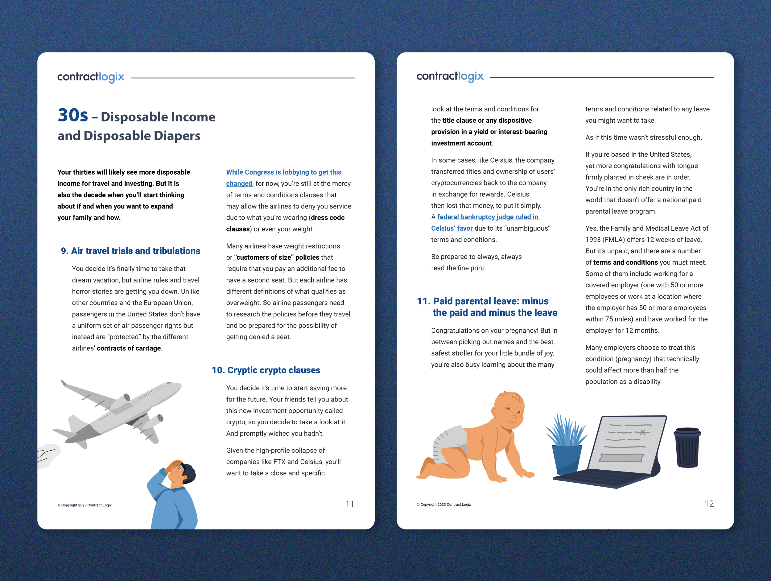 Illustriertes Whitepaper &amp; Multi-Channel-Marketingkampagne (Rechtsthema)
 image