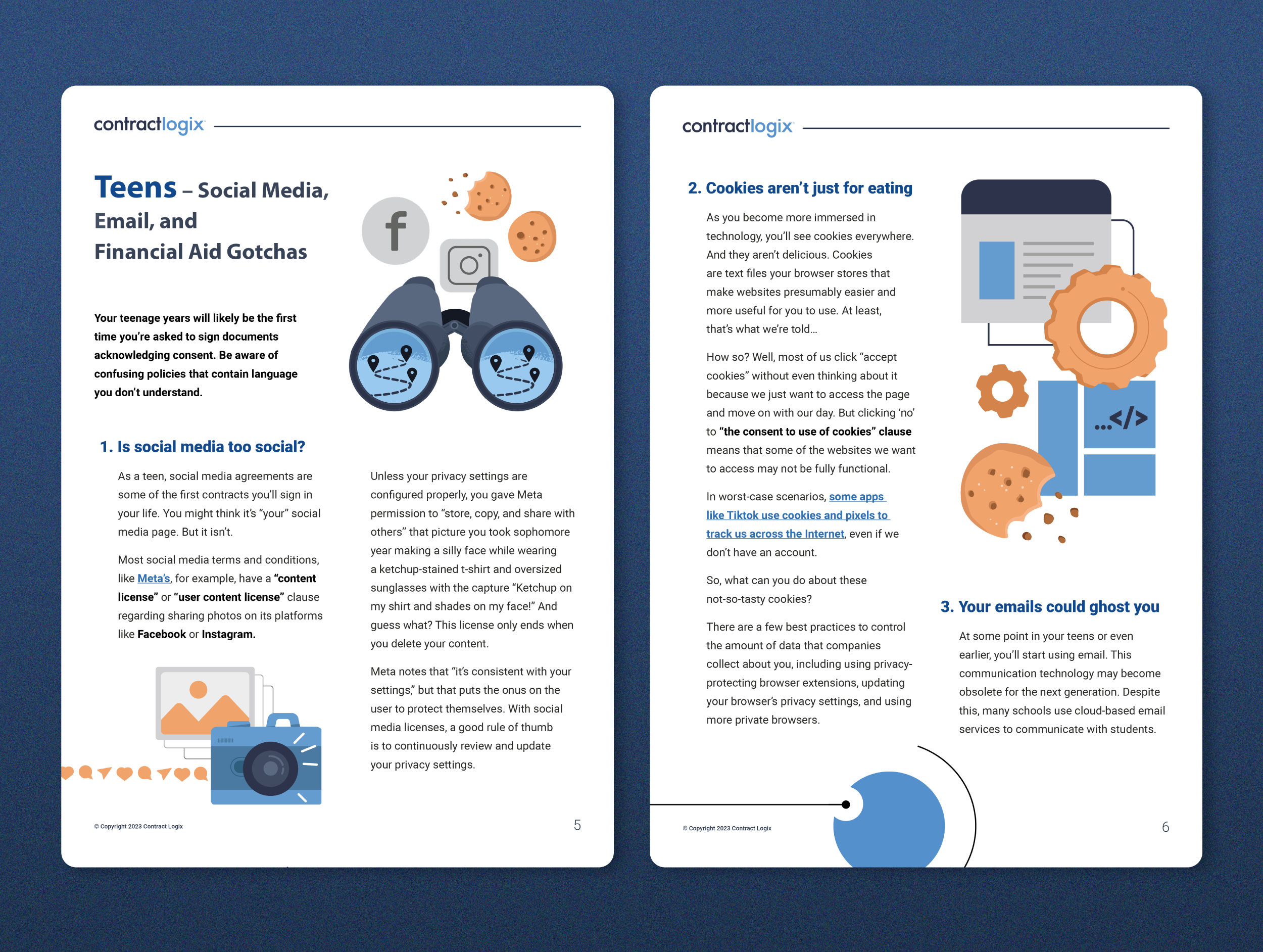 Illustriertes Whitepaper &amp; Multi-Channel-Marketingkampagne (Rechtsthema)
 image