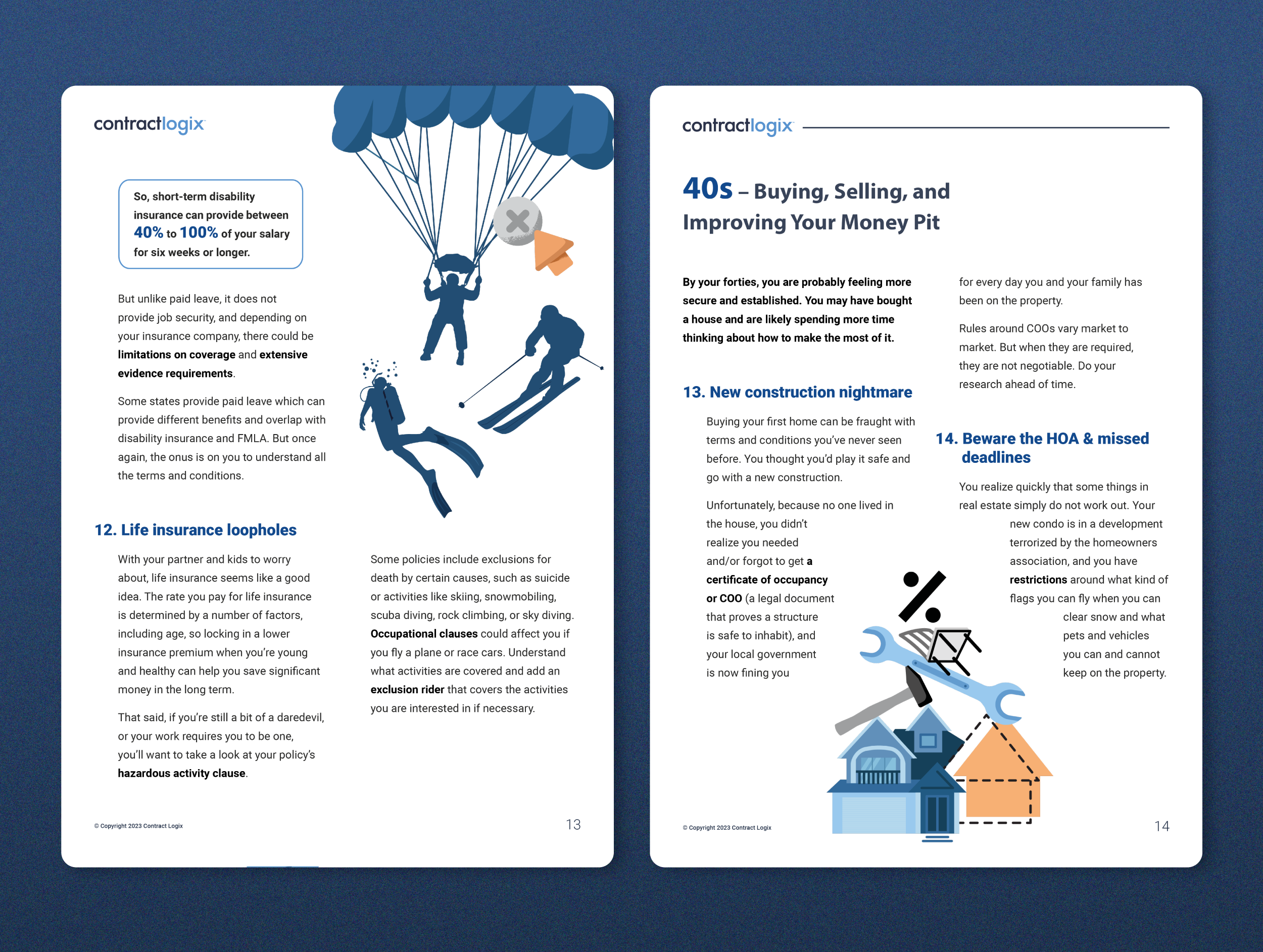 Illustriertes Whitepaper &amp; Multi-Channel-Marketingkampagne (Rechtsthema)
 image