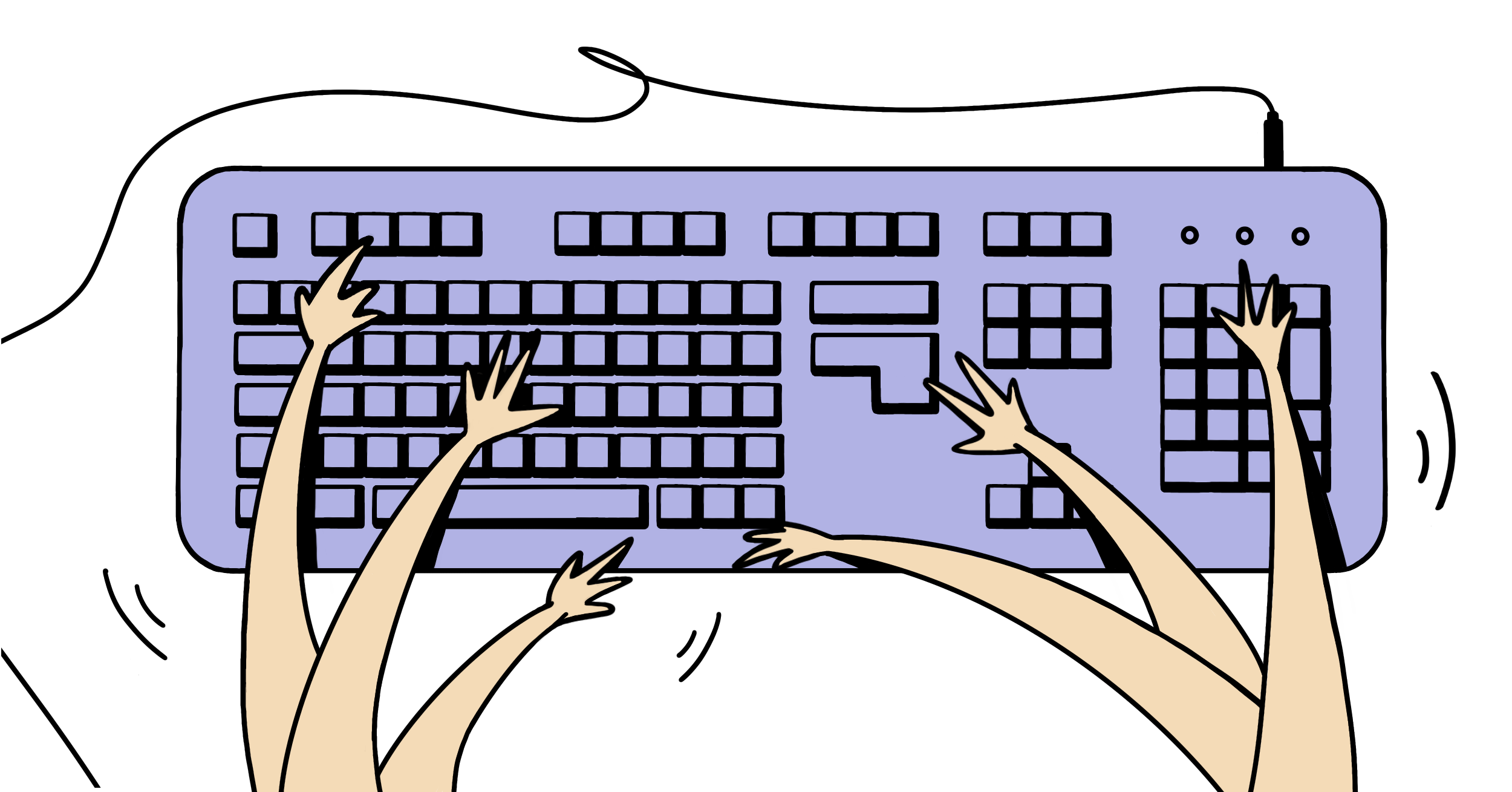 Set of customized illustrations about increasing productivity and multitasking
 image