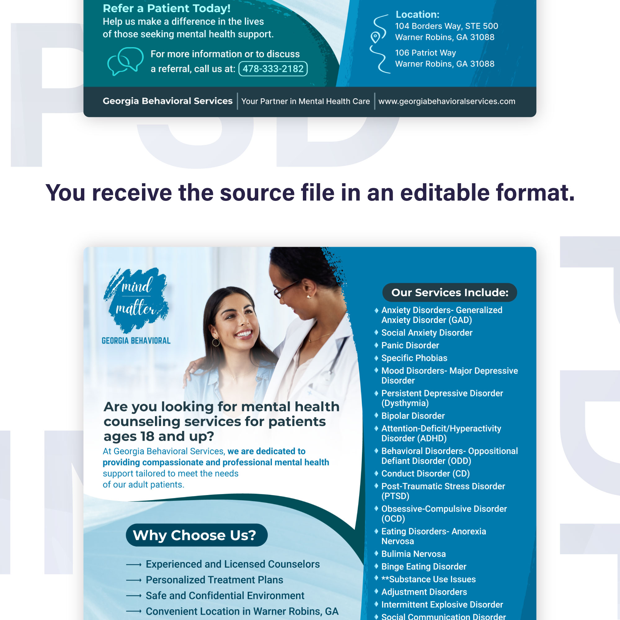 Professionelle Print-Flyer f&uuml;r Unternehmen, Projekte und Dienstleistungen
 image
