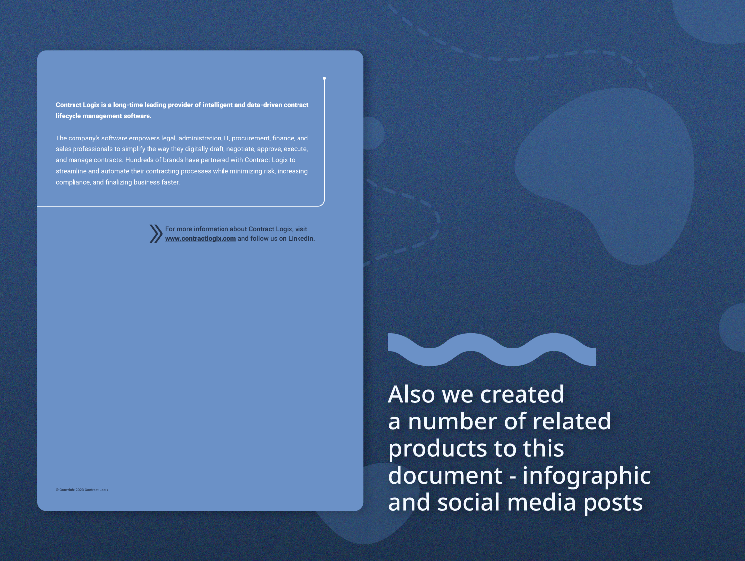 Illustriertes Whitepaper &amp; Multi-Channel-Marketingkampagne (Rechtsthema)
 image