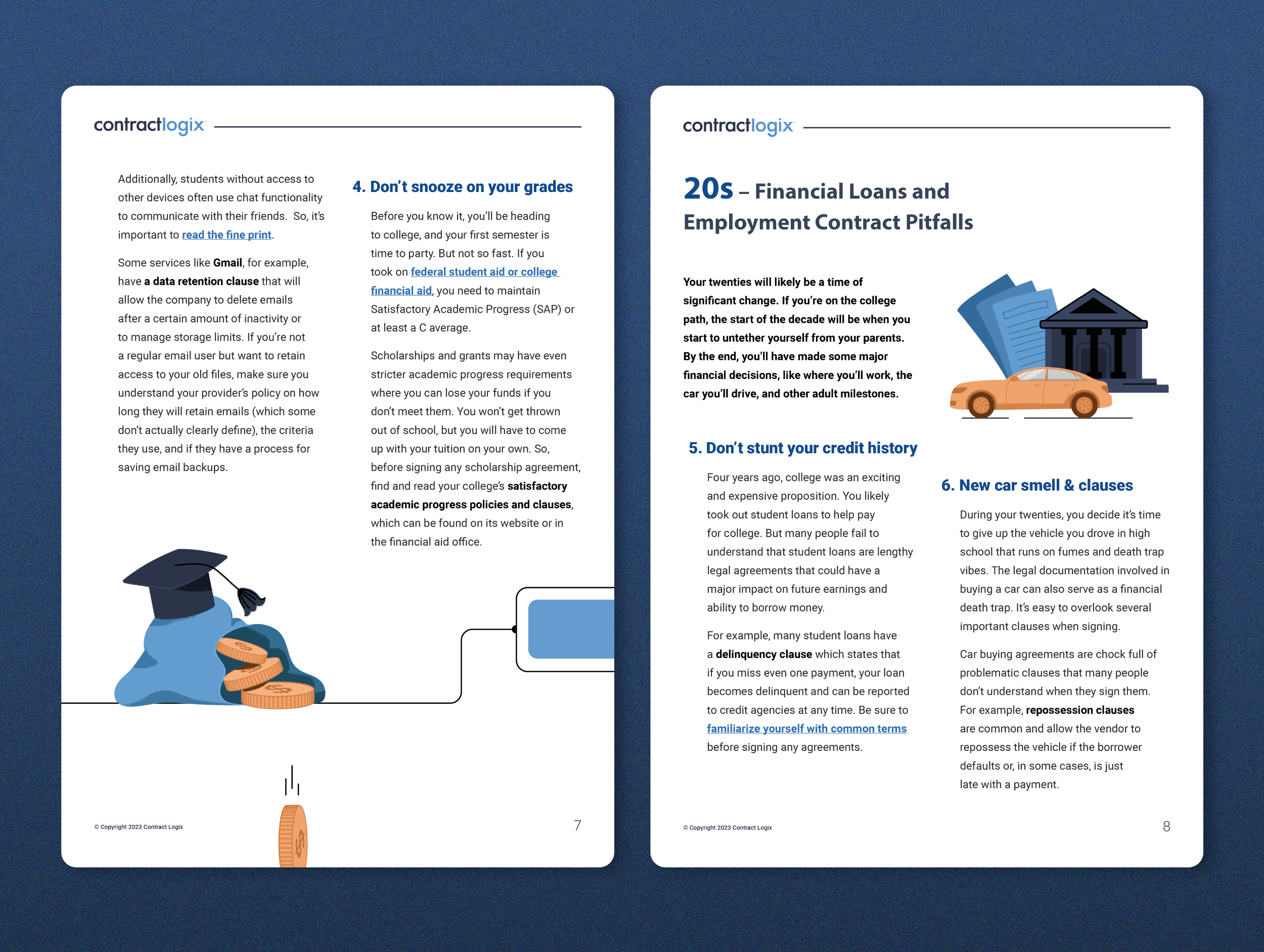 Illustriertes Whitepaper &amp; Multi-Channel-Marketingkampagne (Rechtsthema)
 image