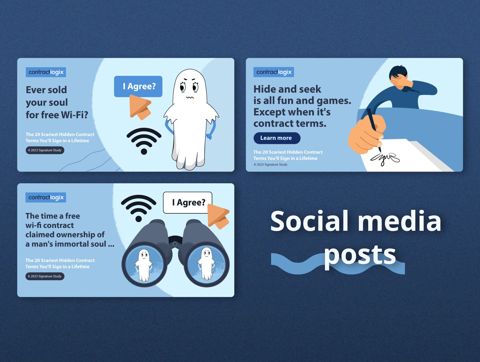 Illustriertes Whitepaper &amp; Multi-Channel-Marketingkampagne (Rechtsthema)
 image